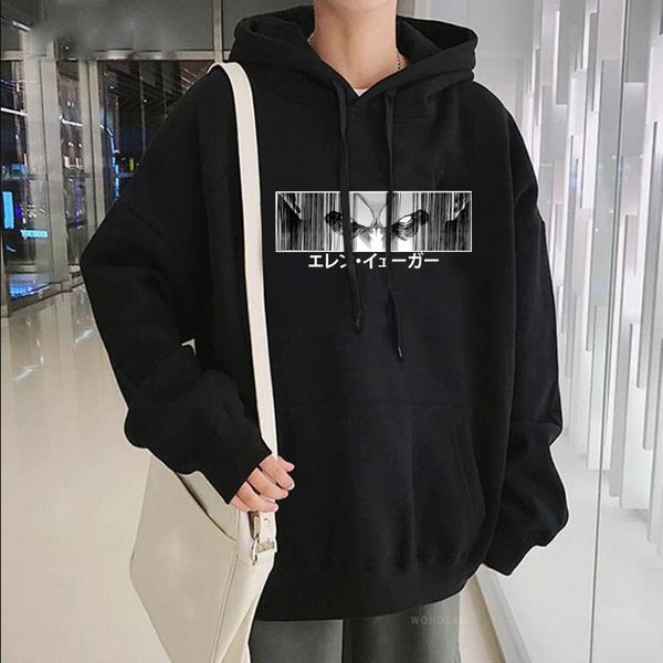 men's hoodies & sweatshirts anime attack on titan oversized hooded men harajuku cartoon horror eren jäger giants eyes graphics winter w, Black
men's hoodies & sweatshirts anime attack on titan oversized hooded men harajuku cartoon horror eren jäger giants eyes graphics winter w, Black
