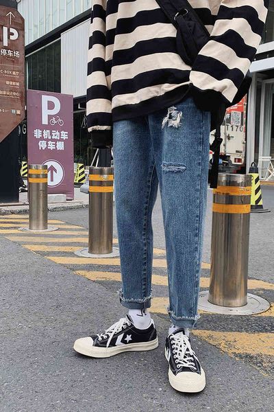 men's jeans 2021 brem pants spring loose 9 points thin little korean foot casual, Blue
men's jeans 2021 brem pants spring loose 9 points thin little korean foot casual, Blue