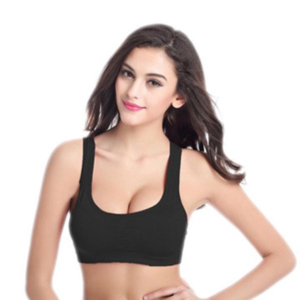 gym clothing womens sport bra fitness yoga running vest underwear with padded crop no wire-rim bras female, White;black
gym clothing womens sport bra fitness yoga running vest underwear with padded crop no wire-rim bras female, White;black