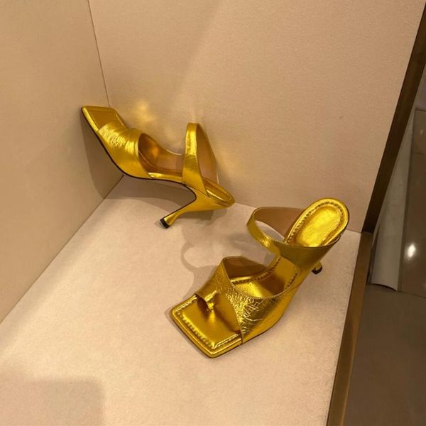 sandals female clip toe square head high-heeled women's one side fine heel casual outside slippers, Black
sandals female clip toe square head high-heeled women's one side fine heel casual outside slippers, Black