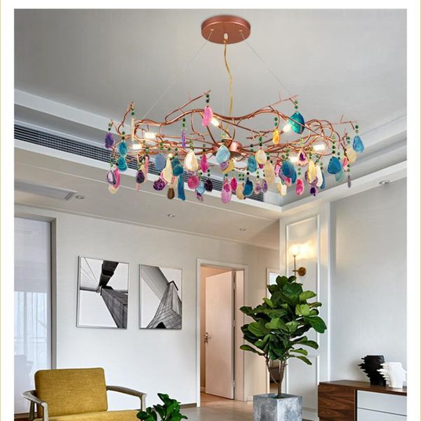 pendant lamps nordic chandeliers post modern minimalist living room lamp light luxury villa agate piece branch decoration
pendant lamps nordic chandeliers post modern minimalist living room lamp light luxury villa agate piece branch decoration