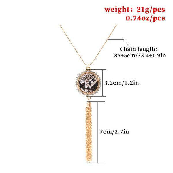 chokers women vintage leopard sweater chain necklaces crystal round oval pendant long tassel necklace choker jewelry xl326, Golden;silver
chokers women vintage leopard sweater chain necklaces crystal round oval pendant long tassel necklace choker jewelry xl326, Golden;silver