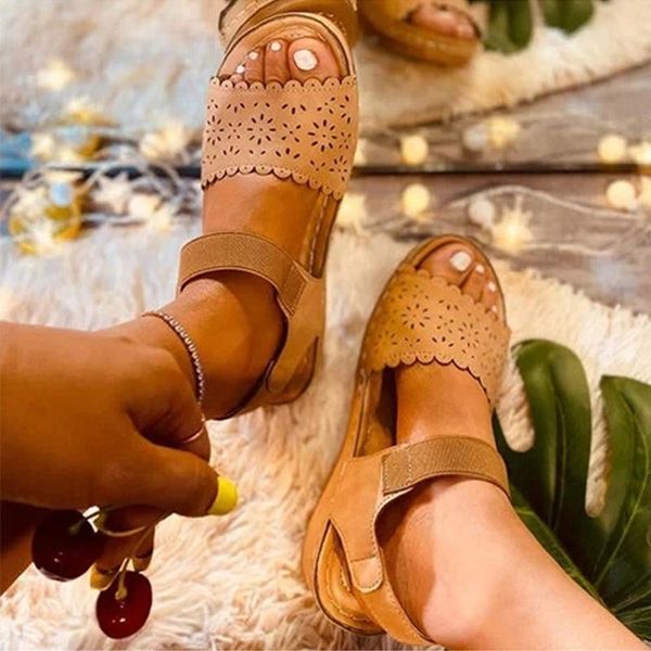 dress shoes woman elastic band sandals women wedges flower rome women's hollow out female sewing beach ladies footwear plus size 44, Black
dress shoes woman elastic band sandals women wedges flower rome women's hollow out female sewing beach ladies footwear plus size 44, Black