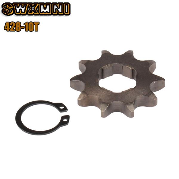 front engine 428# 10t teeth 17mm 20mm chain sprocket with retainer plate locker for dirt pit bike atv quad go kart moped buggy assembly
front engine 428# 10t teeth 17mm 20mm chain sprocket with retainer plate locker for dirt pit bike atv quad go kart moped buggy assembly