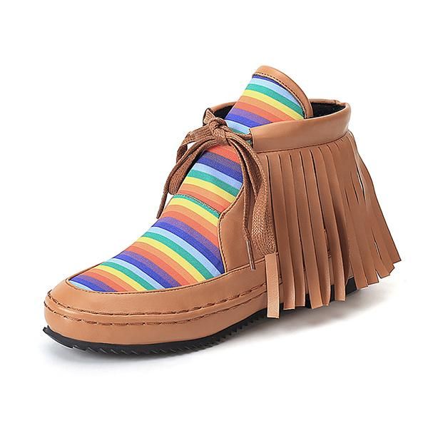 boots women ankle shoes casual bohemia tassel boot female colorfully platform ladies shoe lace up fashion round toe plus size, Black
boots women ankle shoes casual bohemia tassel boot female colorfully platform ladies shoe lace up fashion round toe plus size, Black