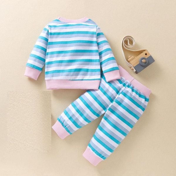 clothing sets infant baby girl boys long sleeve stripes print stripes pants, White
clothing sets infant baby girl boys long sleeve stripes print stripes pants, White