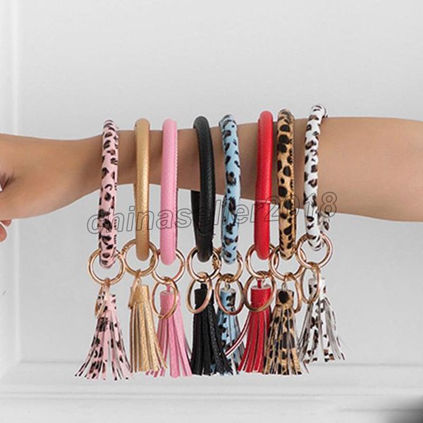 tassel pendant bracelet key chain pu leather bracelets wristlet bangle leopard keychain round ring charm jewelry car keyring holder, Slivery;golden
tassel pendant bracelet key chain pu leather bracelets wristlet bangle leopard keychain round ring charm jewelry car keyring holder, Slivery;golden