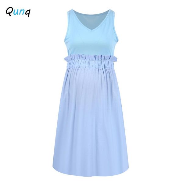 qunq summer maternity dress v-neck sleeveless blue color dresses for pregnant woman 2021 casual pregnancy clothes, White
qunq summer maternity dress v-neck sleeveless blue color dresses for pregnant woman 2021 casual pregnancy clothes, White