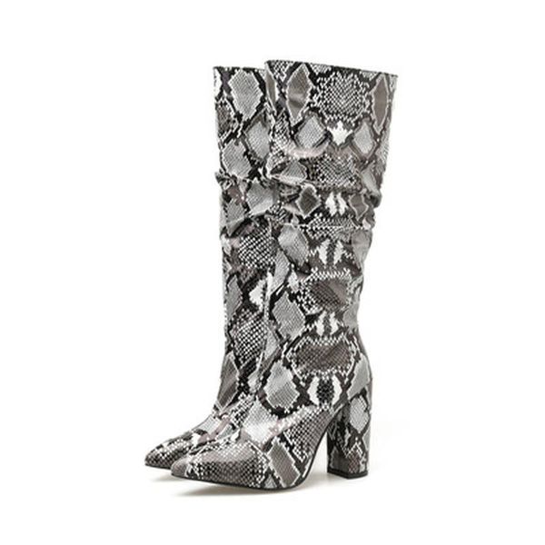 boots 2021 women colorful snake grain female high heel knee pointed toe zipper shoes slouch pleated winter ladies, Black
boots 2021 women colorful snake grain female high heel knee pointed toe zipper shoes slouch pleated winter ladies, Black