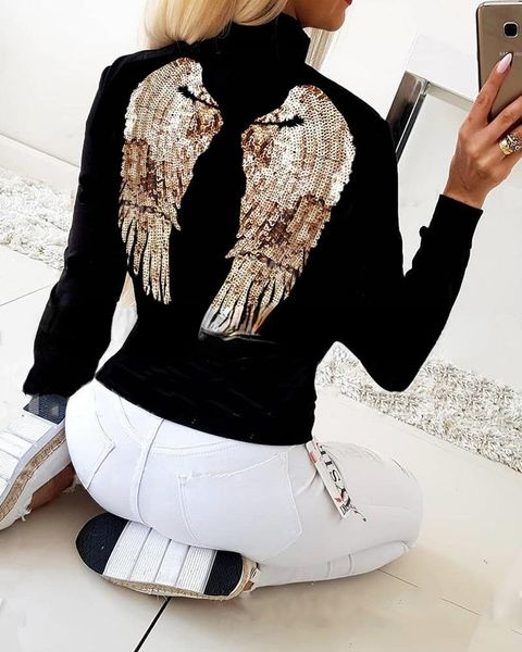 women's jackets patchwork jacket 2021 autumn fashion black long sleeve sequin top, Black;brown
women's jackets patchwork jacket 2021 autumn fashion black long sleeve sequin top, Black;brown