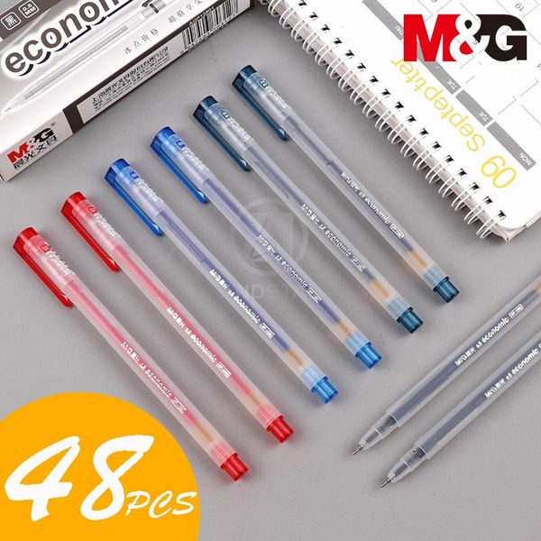 gel pens m&g 24/48pcs economic 0.5mm black dark blue red ink pen refill gelpen for office supplies stationary stationery
gel pens m&g 24/48pcs economic 0.5mm black dark blue red ink pen refill gelpen for office supplies stationary stationery