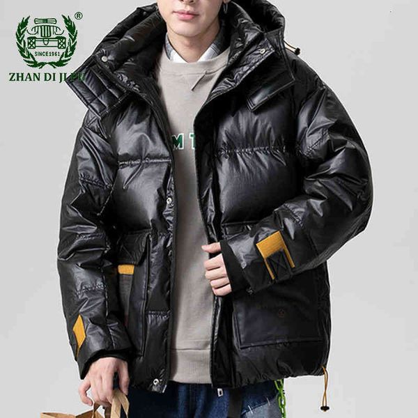 down jacket 90% white duck men winter new thick keep warm hooded coats male casual loose commute multi-pockets mens jackets, Black
down jacket 90% white duck men winter new thick keep warm hooded coats male casual loose commute multi-pockets mens jackets, Black