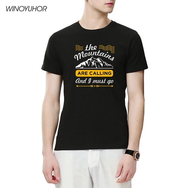 men's t-shirts the mountains are calling t-shirt mens summer fashion brand cotton t shirt climbing hiking tshirts oversize, White;black
men's t-shirts the mountains are calling t-shirt mens summer fashion brand cotton t shirt climbing hiking tshirts oversize, White;black