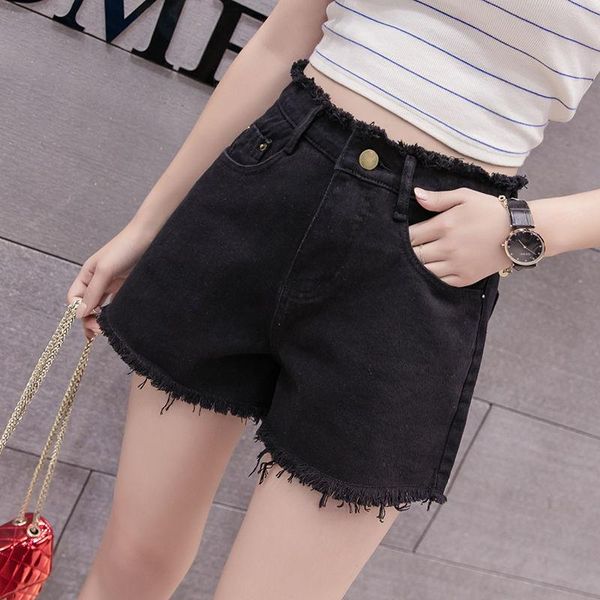 women's jeans zoki high waist women denim shorts summer fashion tassel loose plus size jean causal korean cotton wide leg s-5xl, Blue
women's jeans zoki high waist women denim shorts summer fashion tassel loose plus size jean causal korean cotton wide leg s-5xl, Blue