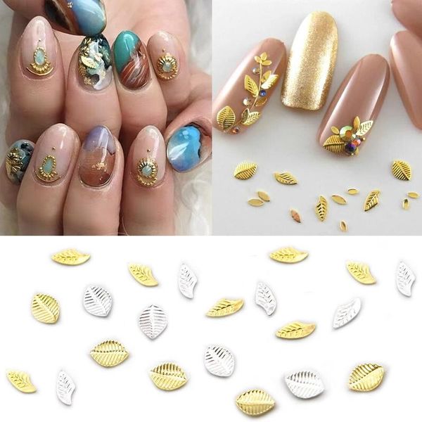nail art decorations 50pcs gold silver leaf rivet parts decoration japanese style metal studs jewelry charm diy accessories, Silver;gold
nail art decorations 50pcs gold silver leaf rivet parts decoration japanese style metal studs jewelry charm diy accessories, Silver;gold