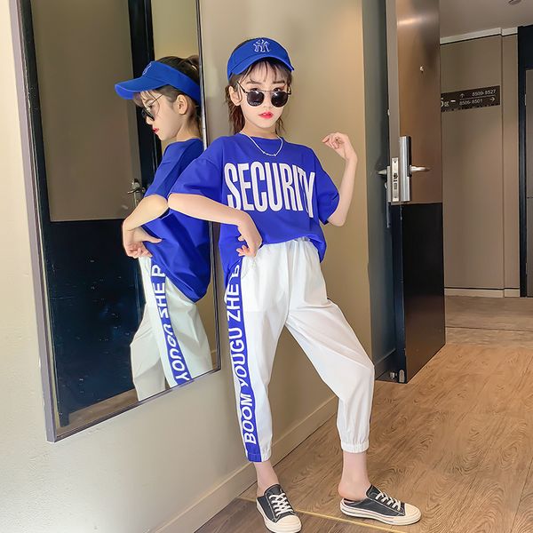 girls t-shirt + pants sets kids spring autumn retro teenagers tracksuits formal children clothing sets outfits spor, White
girls t-shirt + pants sets kids spring autumn retro teenagers tracksuits formal children clothing sets outfits spor, White