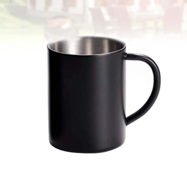 mugs 1pc stainless steel mug spray lacquer hollow insulated black office tea cup (medium size without lid)
mugs 1pc stainless steel mug spray lacquer hollow insulated black office tea cup (medium size without lid)