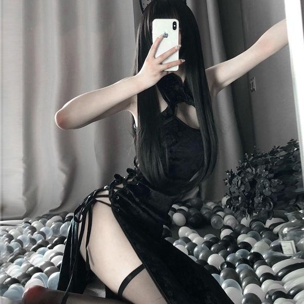 vintage cheongsam loungewear women cosplay costume bodycon bandage dress outfits for sexydresses casual dresses, Black;gray
vintage cheongsam loungewear women cosplay costume bodycon bandage dress outfits for sexydresses casual dresses, Black;gray