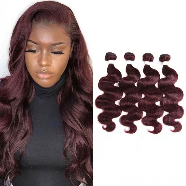 99j colored peruvian human hair weave burgundy body wave 3/4 bundles non remy extensions for women, Black
99j colored peruvian human hair weave burgundy body wave 3/4 bundles non remy extensions for women, Black