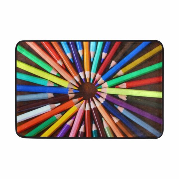bath mats colorful pencils pattern bathroom quick-drying water absorption mat door absorbent 40*60cm
bath mats colorful pencils pattern bathroom quick-drying water absorption mat door absorbent 40*60cm
