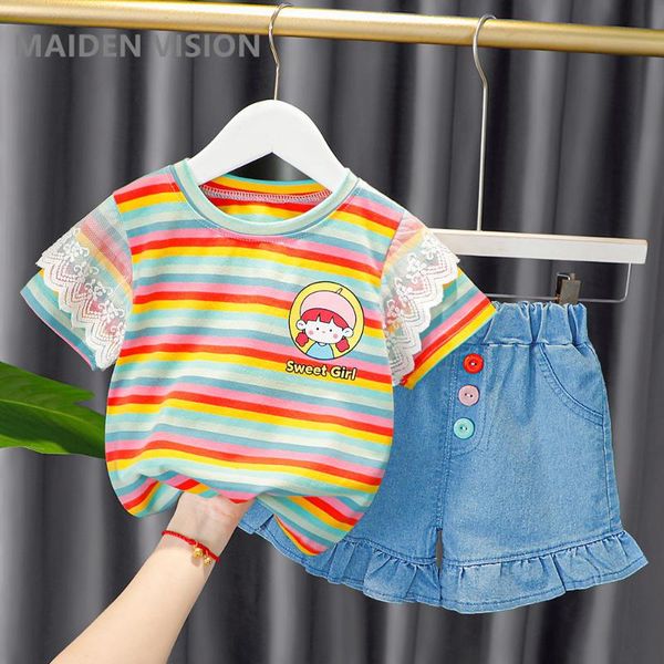 toddler girls clothes set summer 0-4 years fashion lace stripes short sleeve t shirt+shorts cotton outfits kids clothing sets, White
toddler girls clothes set summer 0-4 years fashion lace stripes short sleeve t shirt+shorts cotton outfits kids clothing sets, White