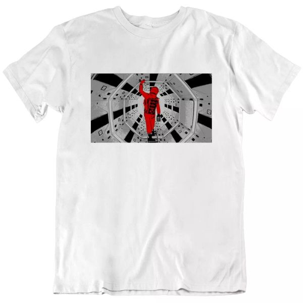 2001 a space odyssey movie t shirt, White;black
2001 a space odyssey movie t shirt, White;black