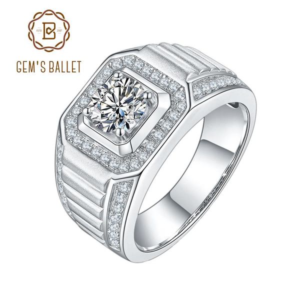 cluster rings gem's ballet 925 sterling silver moissanite ring for men 1ct 6.5mm round diamond men's wedding with certificate, Golden;silver
cluster rings gem's ballet 925 sterling silver moissanite ring for men 1ct 6.5mm round diamond men's wedding with certificate, Golden;silver