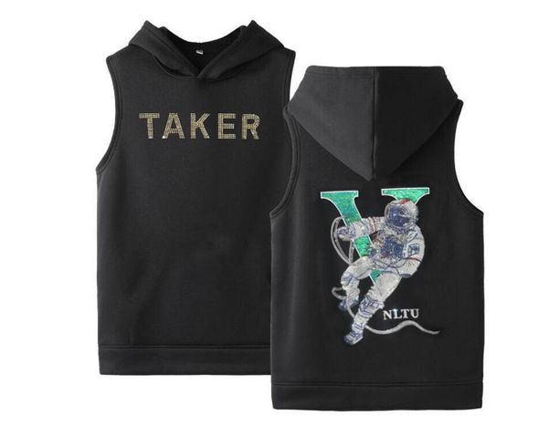 men' tank rhinestone sleeveless vest mens sweatshirt brand oversize l asian streetwear casual hoodies, White;black
men' tank rhinestone sleeveless vest mens sweatshirt brand oversize l asian streetwear casual hoodies, White;black