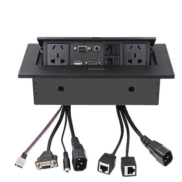 standard multimedia deskuniversal power tablesocket hd office conference -up connection box smart plugs
standard multimedia deskuniversal power tablesocket hd office conference -up connection box smart plugs