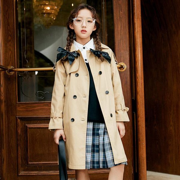 coat girl autumn trench jacket turn down collar double breasted teenage girls outerwear clothing kids spring fall &, Blue;gray
coat girl autumn trench jacket turn down collar double breasted teenage girls outerwear clothing kids spring fall &, Blue;gray