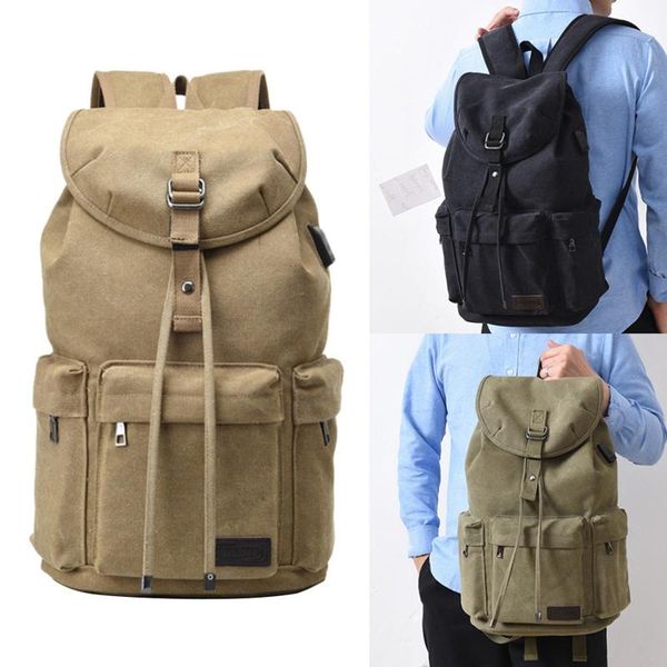 backpack canvas vintage casual rucksack 14 inch lapwith usb charging port schoolbag student
backpack canvas vintage casual rucksack 14 inch lapwith usb charging port schoolbag student