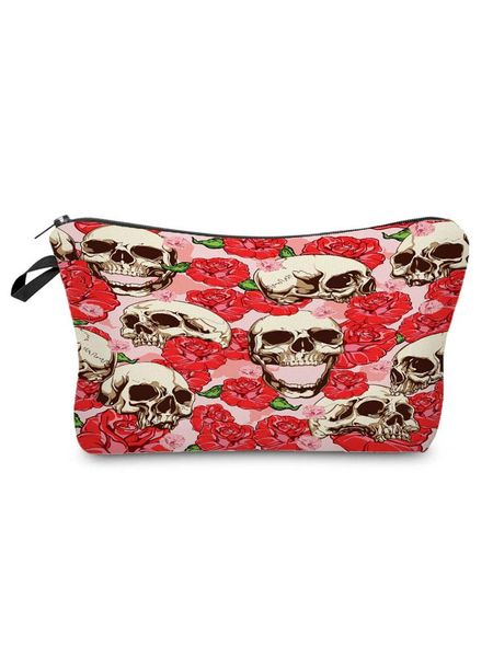 cosmetic bags & cases red floral skull pattern bag style women travel makeup fashion toiletry organize storage halloween candy
cosmetic bags & cases red floral skull pattern bag style women travel makeup fashion toiletry organize storage halloween candy