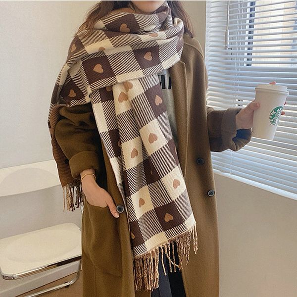 women's love scarf imitation cashmere autumn winter warm long shawl wrap trendy plaid blanket scarves for wedding favors bride dhl, Blue;gray
women's love scarf imitation cashmere autumn winter warm long shawl wrap trendy plaid blanket scarves for wedding favors bride dhl, Blue;gray