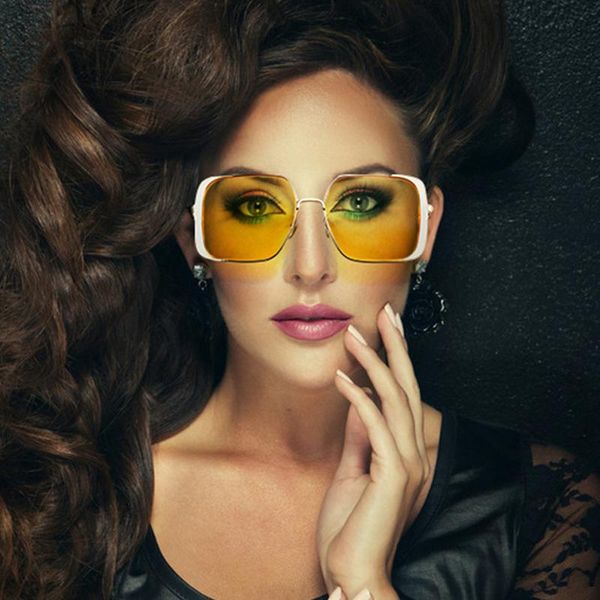 fashion vintage metal square sunglasses women brand big frame sun glasses female beach shades men oculos feminino, White;black
fashion vintage metal square sunglasses women brand big frame sun glasses female beach shades men oculos feminino, White;black