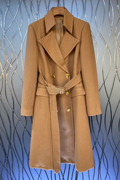 xiaozi western suit collar long waist-tight woolen coat womens clothing autumn european and american new easy matching coat 9bb, Black
xiaozi western suit collar long waist-tight woolen coat womens clothing autumn european and american new easy matching coat 9bb, Black