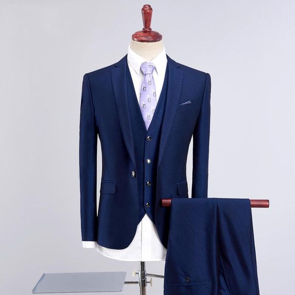 men's suits & blazers solid color slim suit three-piece high-quality business casual fashion simple classic banquet host, White;black
men's suits & blazers solid color slim suit three-piece high-quality business casual fashion simple classic banquet host, White;black