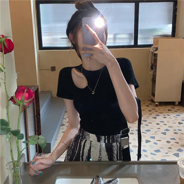 women's t-shirt 2021 summer crop & club hollow out short woman tshirts streetwear women fashion womens clothes, White
women's t-shirt 2021 summer crop & club hollow out short woman tshirts streetwear women fashion womens clothes, White