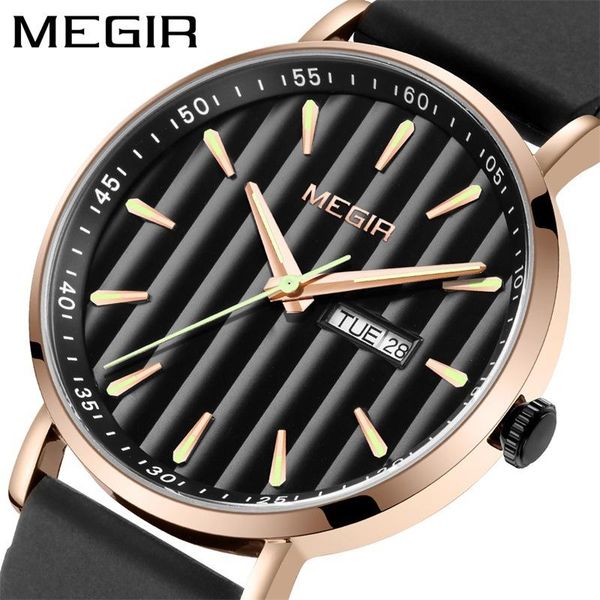 wristwatches megir quartz men's calendar waterproof sports multifunctional chronograph silicone watches and luxurious personality 1081g, Slivery;brown
wristwatches megir quartz men's calendar waterproof sports multifunctional chronograph silicone watches and luxurious personality 1081g, Slivery;brown