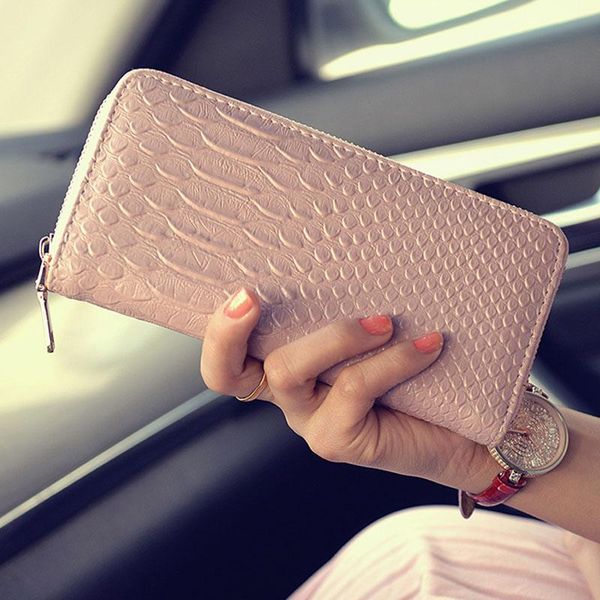 wallets alligator leather wallet purse women lady pu clutch coin purses card holder women's handbag zip around ship, Red;black
wallets alligator leather wallet purse women lady pu clutch coin purses card holder women's handbag zip around ship, Red;black