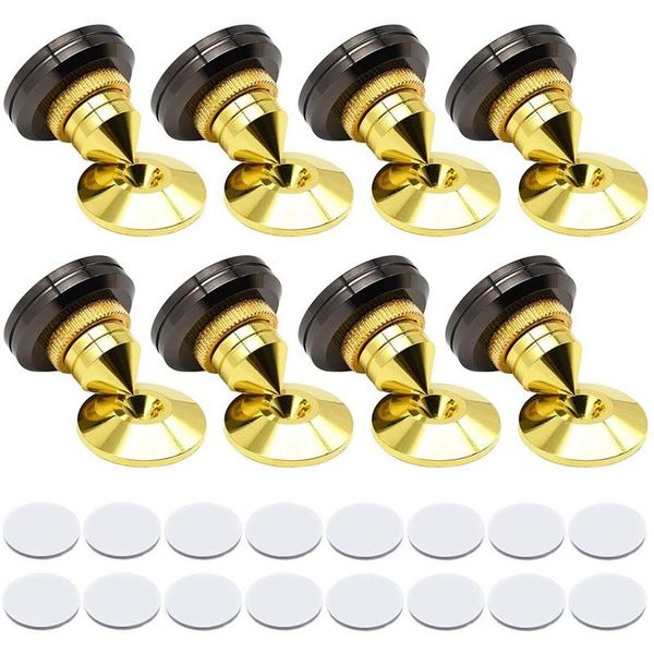 computer speakers 8 set golden speaker spikes, stands subwoofer cd audio turntable isolation stand feet cone base pads
computer speakers 8 set golden speaker spikes, stands subwoofer cd audio turntable isolation stand feet cone base pads
