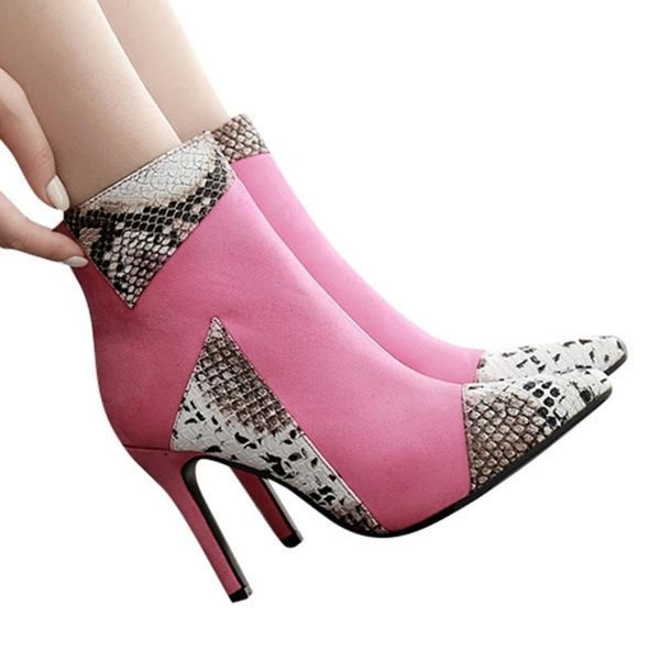 boots sagace charm high heels women elegant booties ankle shoes ladies pointed toe thin super ig, Black
boots sagace charm high heels women elegant booties ankle shoes ladies pointed toe thin super ig, Black