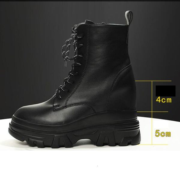 boots style women's boot british winter high heels increased nine inches female sneaker short ua3s, Black
boots style women's boot british winter high heels increased nine inches female sneaker short ua3s, Black