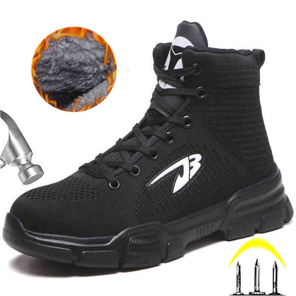 dress shoes winter boots men work safety indestructible steel toe sneakers male plush warm shoe 62o9, Black
dress shoes winter boots men work safety indestructible steel toe sneakers male plush warm shoe 62o9, Black