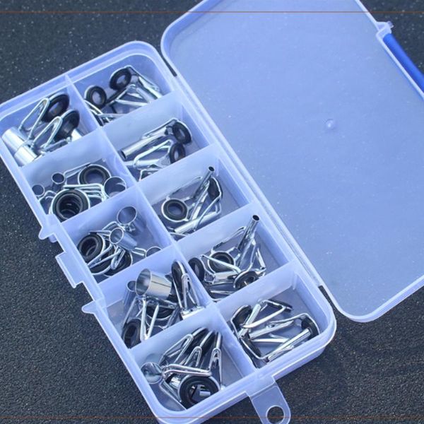 boat fishing rods 36 pcs storage case stainless steel repair kit different size central rings diy assorted durable practical rod tip
boat fishing rods 36 pcs storage case stainless steel repair kit different size central rings diy assorted durable practical rod tip