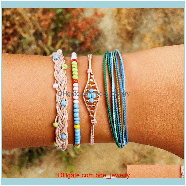 charm jewelrycharm bracelets 4pcs womens bracelet personality bohemian handwoven rope multicolor ladies jewelry gift fashion bangles classic, Golden;silver
charm jewelrycharm bracelets 4pcs womens bracelet personality bohemian handwoven rope multicolor ladies jewelry gift fashion bangles classic, Golden;silver
