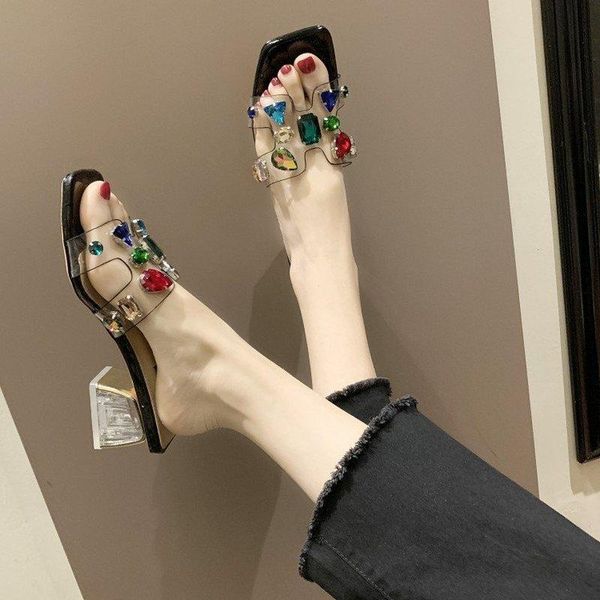 slippers brkwlyz bright diamond sandals open toe high heels women sandalia feminina party dress shoes va671, Black
slippers brkwlyz bright diamond sandals open toe high heels women sandalia feminina party dress shoes va671, Black