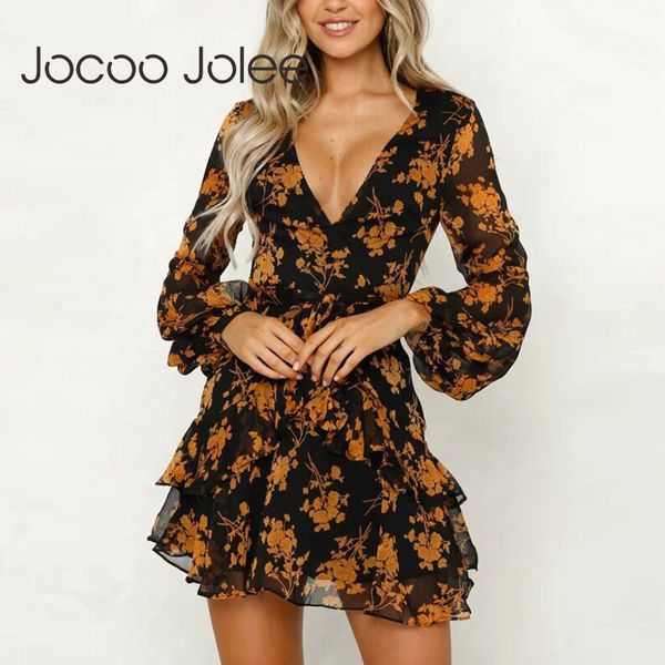 women floral leaf printed lantern sleeve empire dress ladies summer beach casual mini elegant chiffon 210428, Black;gray
women floral leaf printed lantern sleeve empire dress ladies summer beach casual mini elegant chiffon 210428, Black;gray