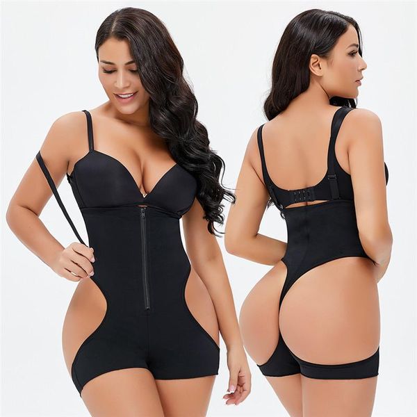 women's shapers body shapewear bulifter thong bodysuit shaper tummy control panties strapless postpartum zipper hook, Black;white
women's shapers body shapewear bulifter thong bodysuit shaper tummy control panties strapless postpartum zipper hook, Black;white