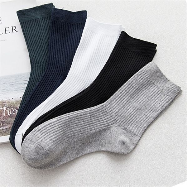 C3ma medium men's spring middle tube all cotton business men's socks solid color striped stockings double needle cotton socks, Black
C3ma medium men's spring middle tube all cotton business men's socks solid color striped stockings double needle cotton socks, Black