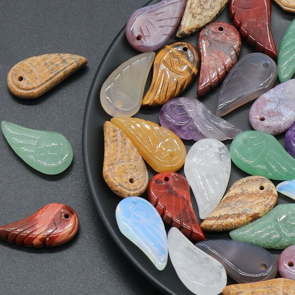 natural crystal wings stone charms pendants rose quartz tiger eye stone feather trendy jewelry making wholesale, Bronze;silver
natural crystal wings stone charms pendants rose quartz tiger eye stone feather trendy jewelry making wholesale, Bronze;silver